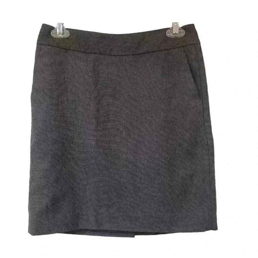 Banana Republic Women's Charcoal Gray Poly/Rayon/Spandex Small Twill Lined Strai